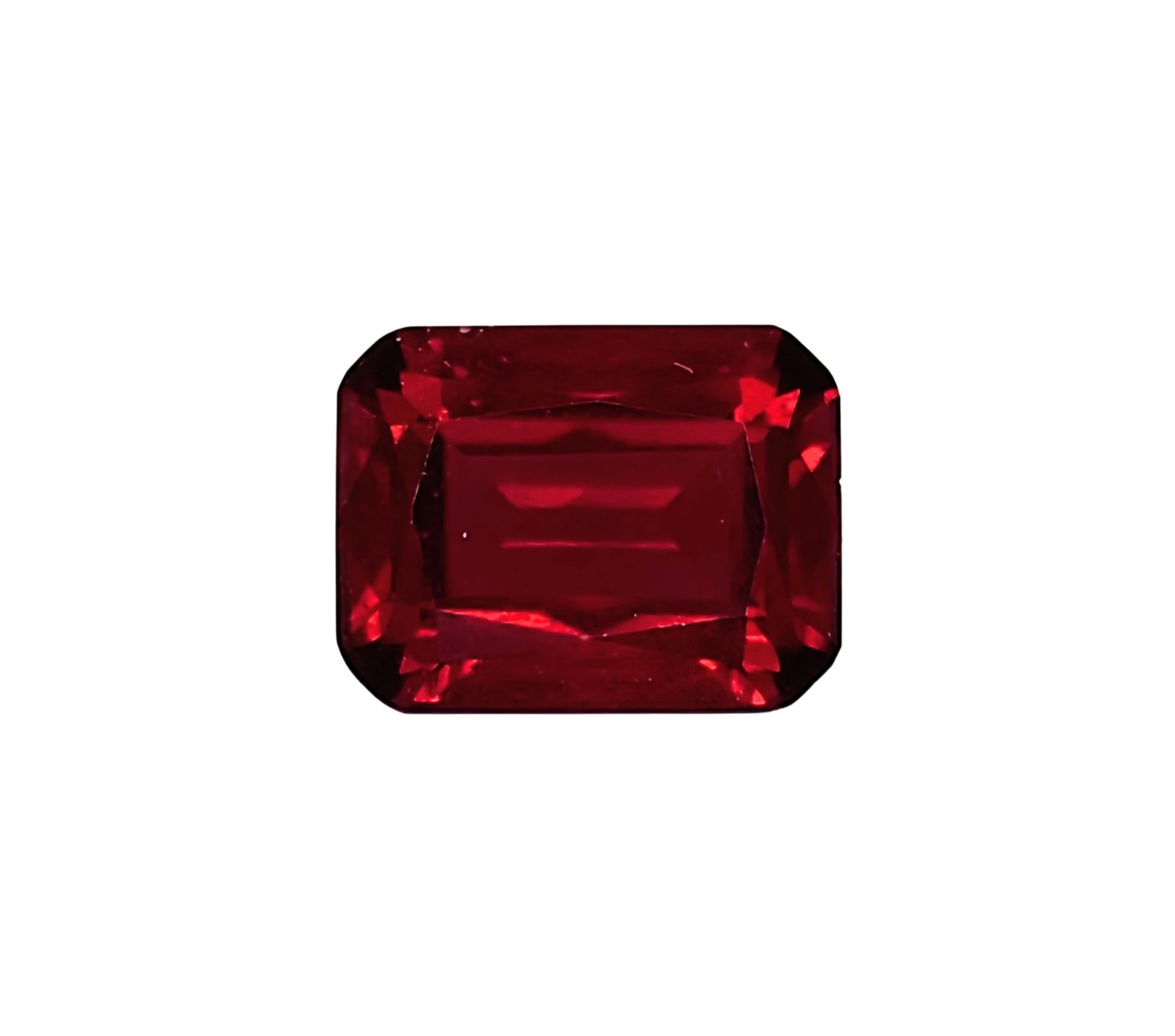 1.8ct Natural Cushion Facated Rhodolite Garnet from Tanzania — view 1